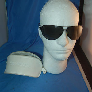 Diesel DS 0023 Unisex Sunglasses Black w Gray Lens